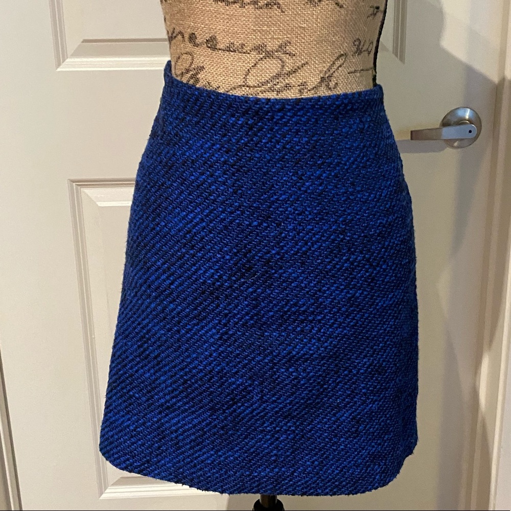 Blue and black skirt - NWOT